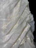Wedding Dresses Strapless Drop Waist 1950s 1940s 2 Pieces Ball Gown Halter Tulle With Appliques White Petite/Plus Size Bridal Gown For Women HZ0311