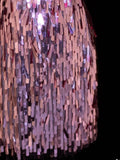 Aesthetic Sheath Square Neck Short Prom Dress Pink Sequins 16th Birthday Dress Homecoming Dresses Cocktail Gown HZ0311