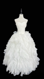 Retro Ball Gown Sweetheart Tulle Layers Style Long 1970s Inspired Wedding Dress Bride Gowns Wedding Dresses HZ0311