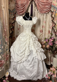 Vintage Ball Gown Square Neck Satin 1960s Fitted Pleated Ruched Bride Dress Long Bride Dress Classy Wedding Dresses HZ0311