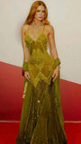 Sexy Mermaid Halter Olive Green Lace Backless Long Prom Dresses Impress 20th Birthday Outfits Prom Gown HZ0311