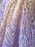 Retro Ball Gown Off The Shoulder Lilac Sequin Long Prom Dresses Impress 18th Birthday Outfits Prom Gown HZ0311